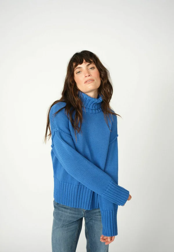 ROLA BINE ROLLNECK - Strickpullover - blue lolite