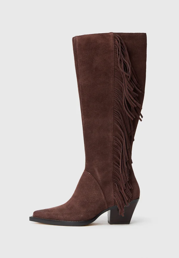 ROLEY - Cowboy-/Bikerboot - mahogany