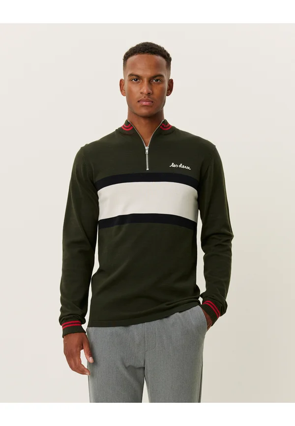 ROLF - Strickpullover - rosin/black