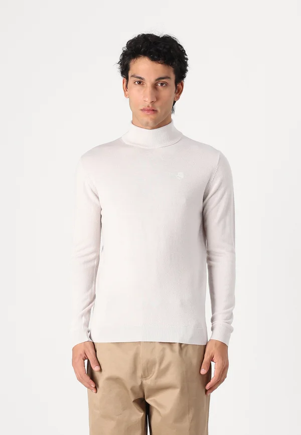 ROLL NECK - Strickpullover - sand