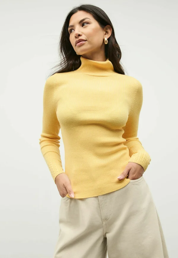 ROLL NECK  - Strickpullover - yellow