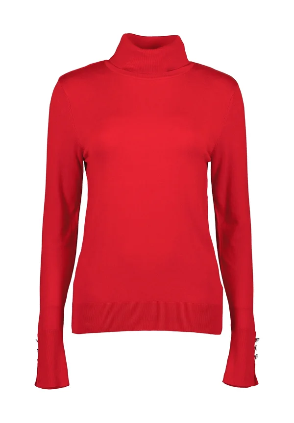 ROLLKRAGEN ESSENTIALS - Strickpullover - rot