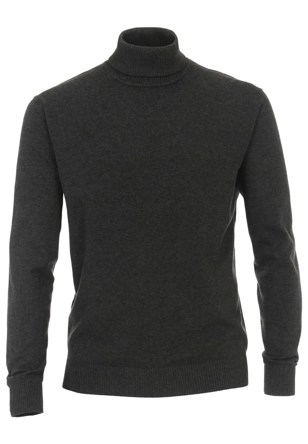 ROLLKRAGEN - Strickpullover - anthrazit