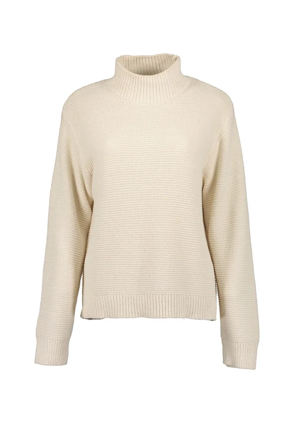 ROLLKRAGEN - Strickpullover - beige