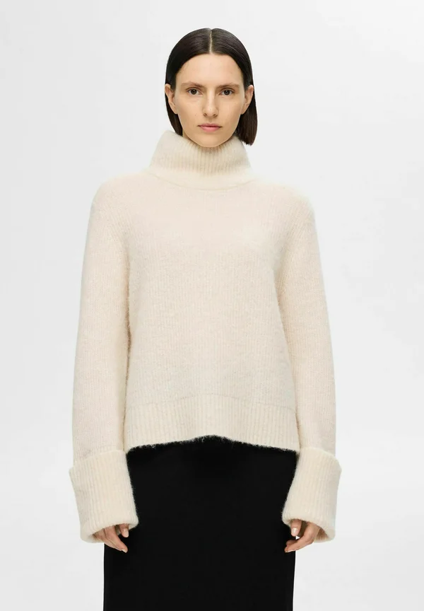 ROLLKRAGEN - Strickpullover - birch