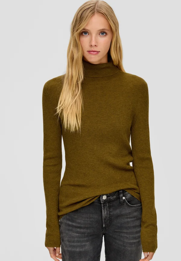 ROLLKRAGEN - Strickpullover - guacamole