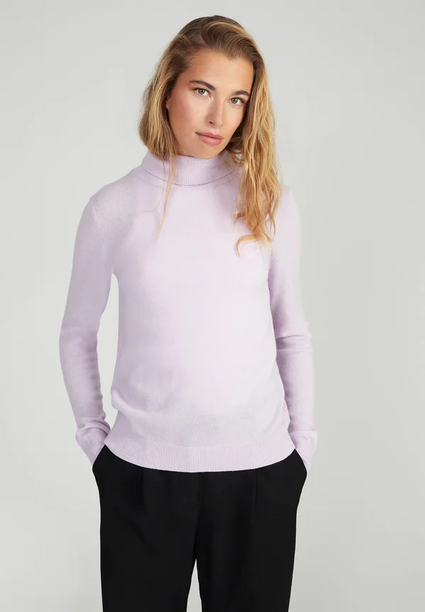 ROLLKRAGEN  - Strickpullover - lavender