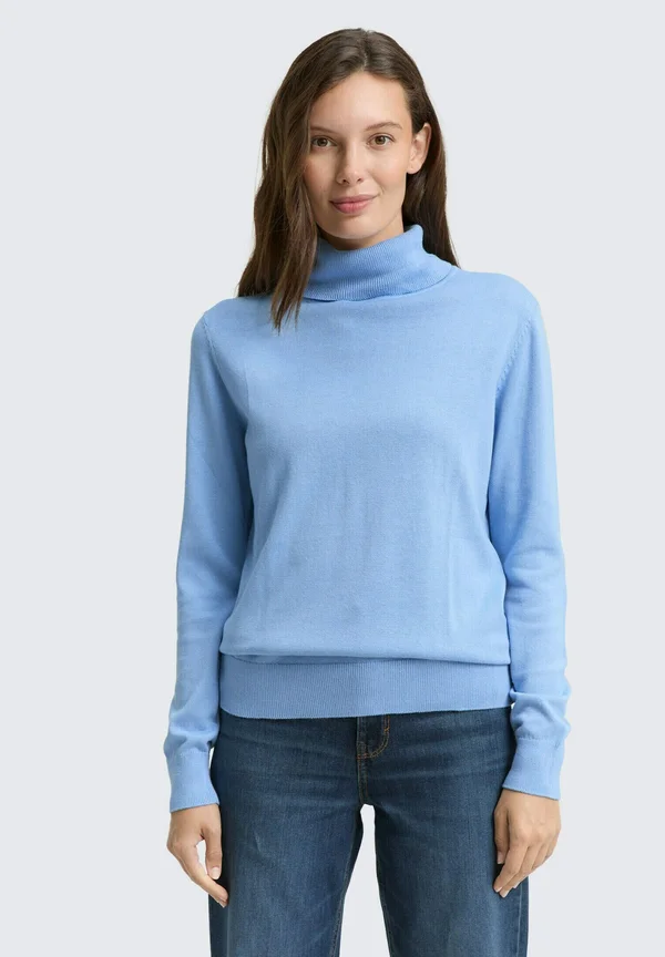 ROLLKRAGEN - Strickpullover - light fjord blue