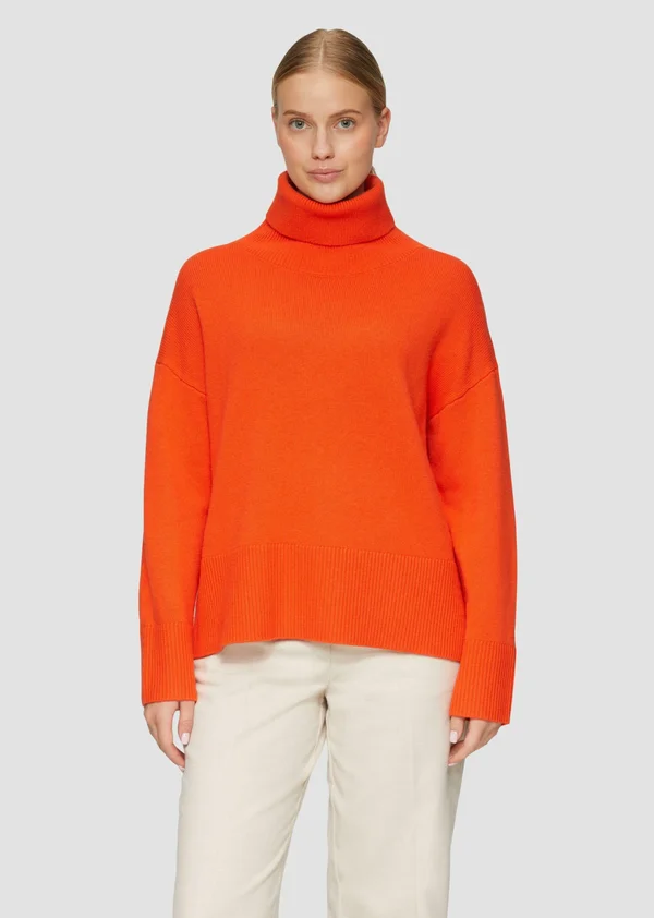 ROLLKRAGEN - Strickpullover - orange
