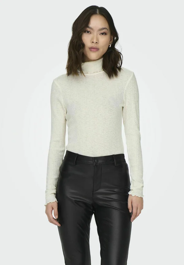 ROLLKRAGEN - Strickpullover - sandshell