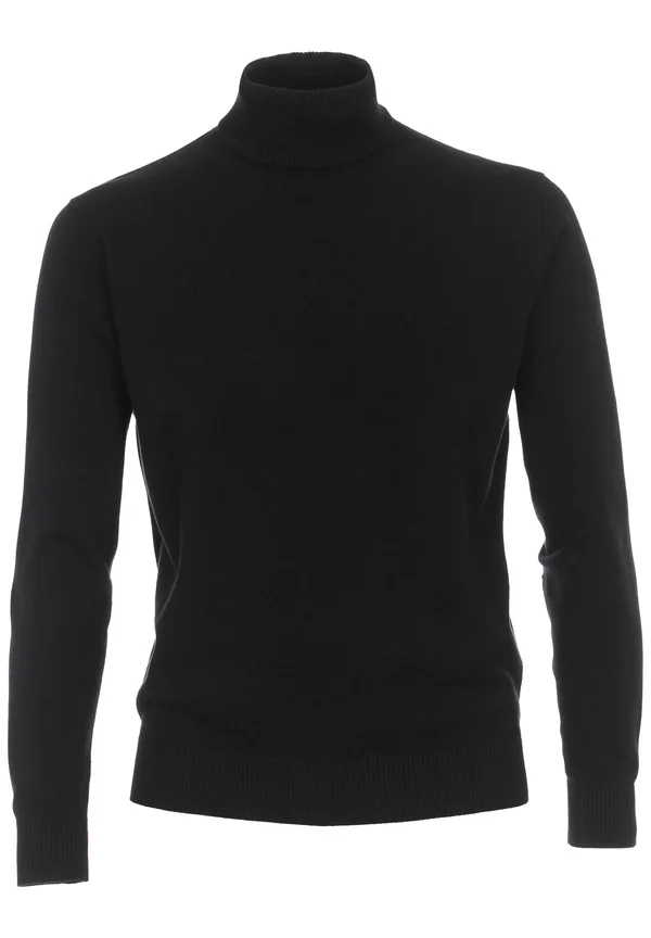 ROLLKRAGEN - Strickpullover - schwarz