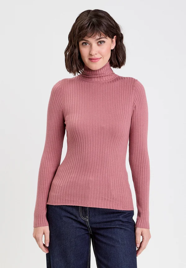 ROLLKRAGEN - Strickpullover - vieux rose