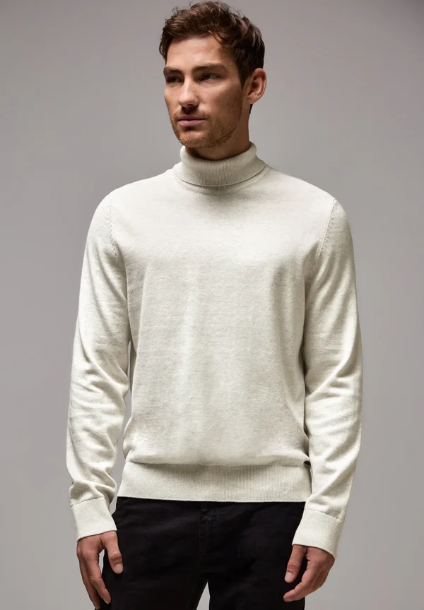 ROLLKRAGEN  - Strickpullover - weiß
