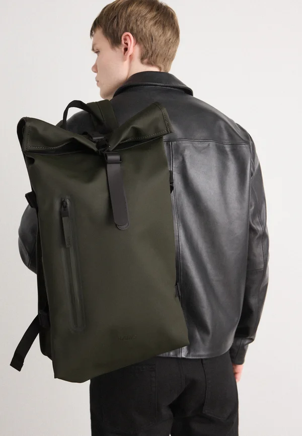 ROLLTOP LARGE UNISEX - Tagesrucksack - green