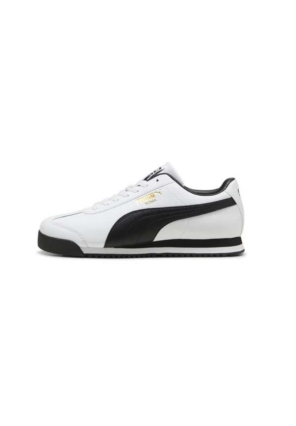 ROMA 24 STANDARD UNISEX - Sneaker low - white- black- team gold