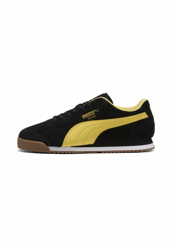 ROMA UNISEX - Sneaker low - black sunny yellow