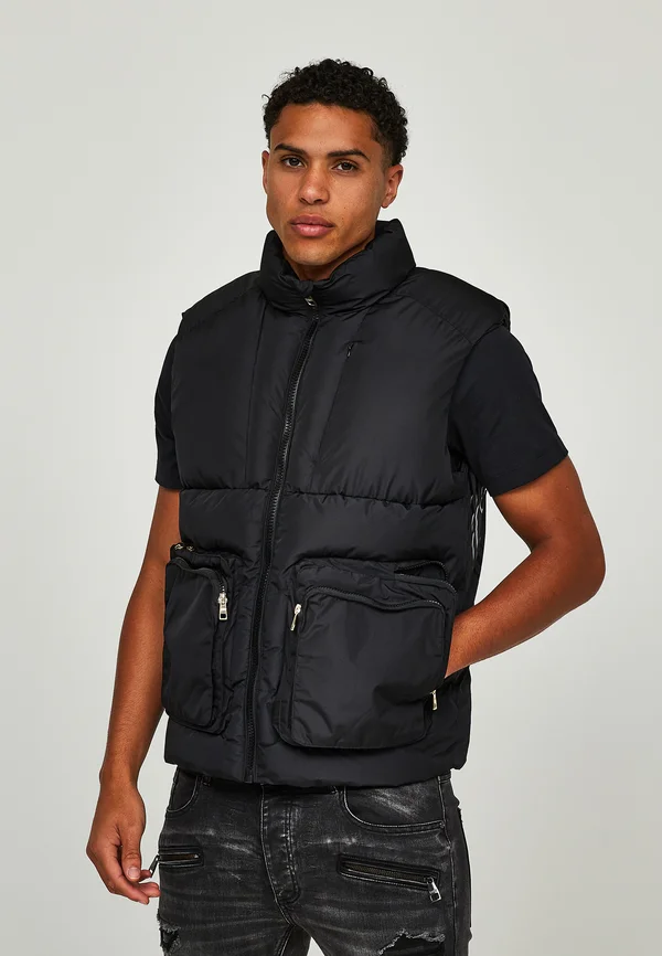 ROMAREZ PUFFER GILET - Weste - jet black