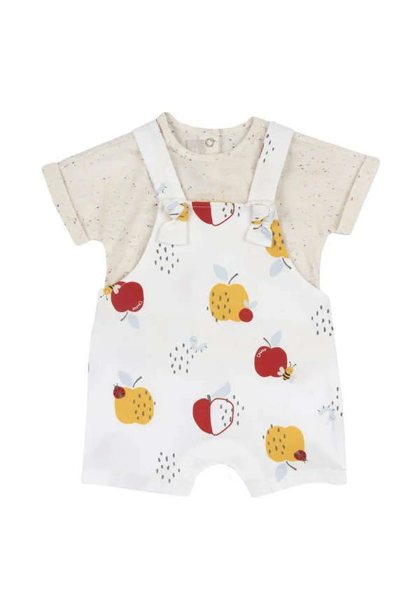 ROMPER SET - Latzhose - white