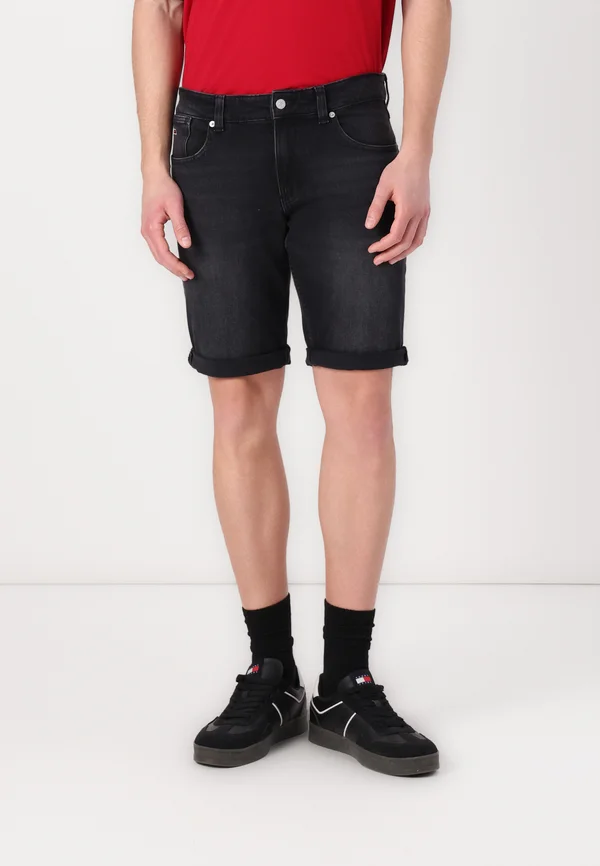 RONNIE  - Jeans Shorts - denim black