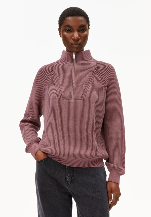 RONYIAAS - Strickpullover - dark berry