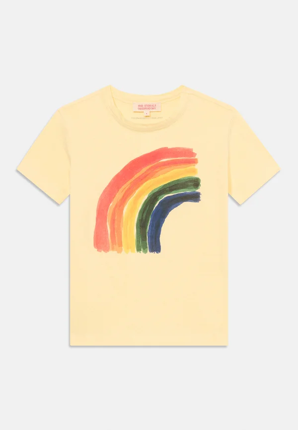 ROOSTER UNISEX - T-Shirt print - flan yellow