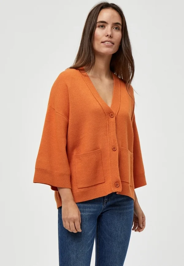 ROSALIA - Strickjacke - peach caramel melange