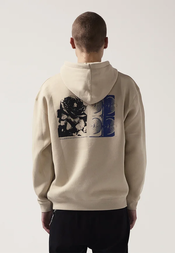 ROSE CRUX HOOD - Sweatshirt - bone