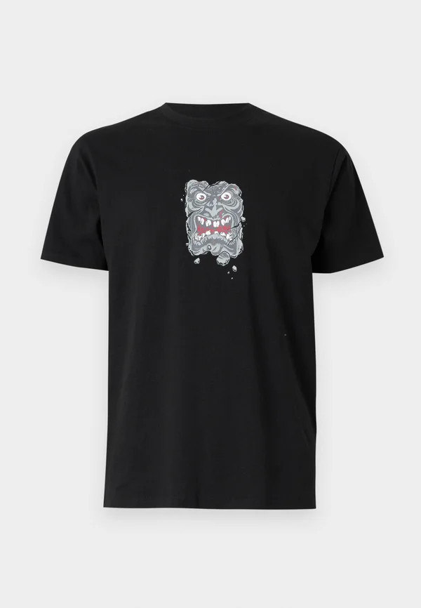 ROSKOPP DESTRUCT FACE FRONT UNISEX - T-Shirt print - black