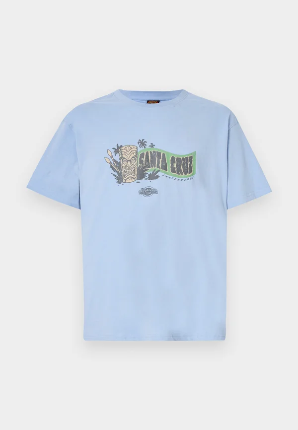 ROSKOPP VOODOO ROOM FRONT UNISEX - T-Shirt print - fresh blue