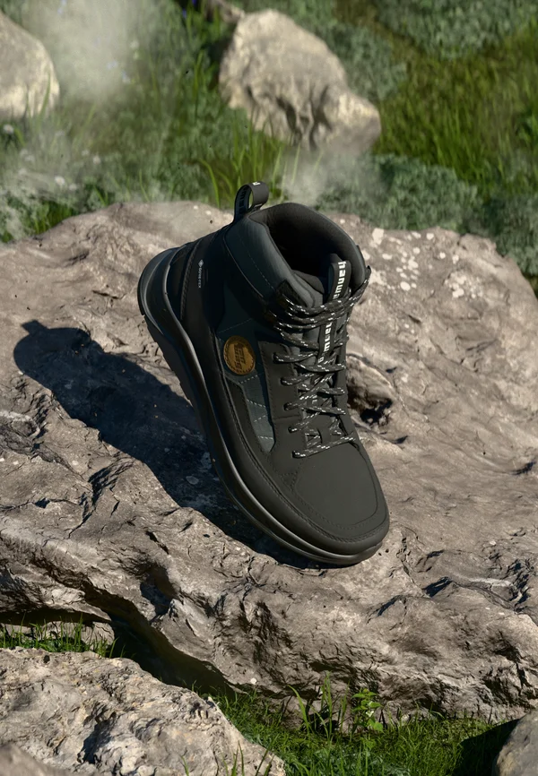 ROTPUNKT LIGHT MID LADY GTX - Hikingschuh - black/anthracite