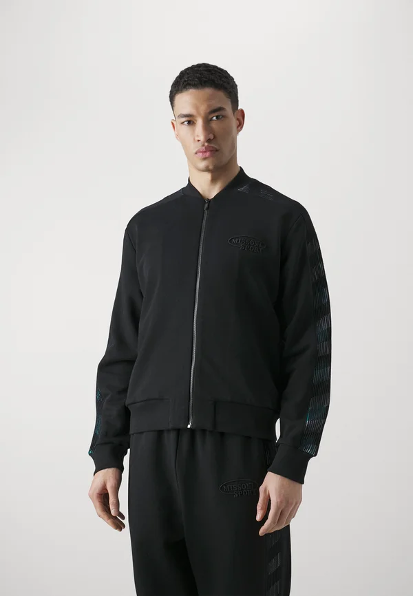 ROUND NECK - Bomberjacke - nero