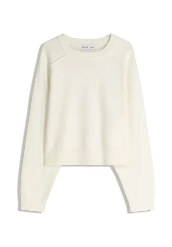 ROUND NECK - Strickpullover - beige