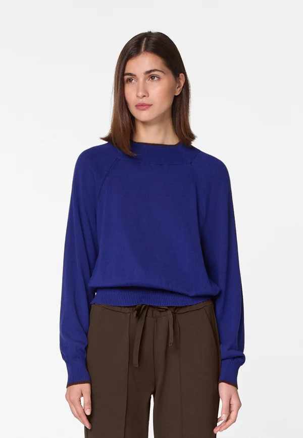 ROUND-NECK - Strickpullover - bleu océan