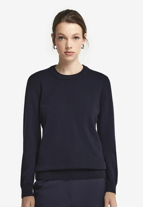 ROUND NECK - Strickpullover - Blue
