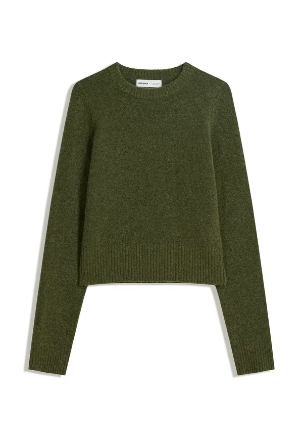 ROUND NECK - Strickpullover - evergreen