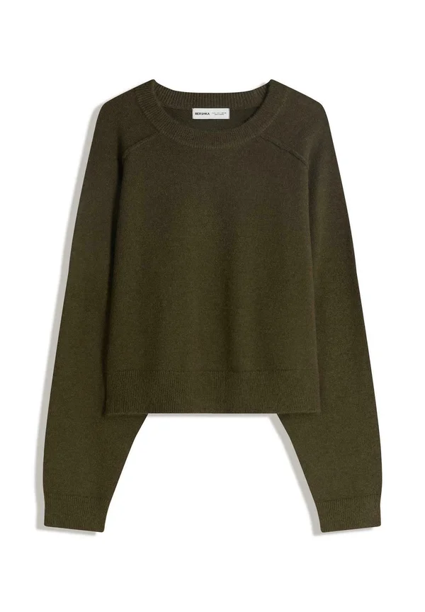 ROUND NECK - Strickpullover - evergreen