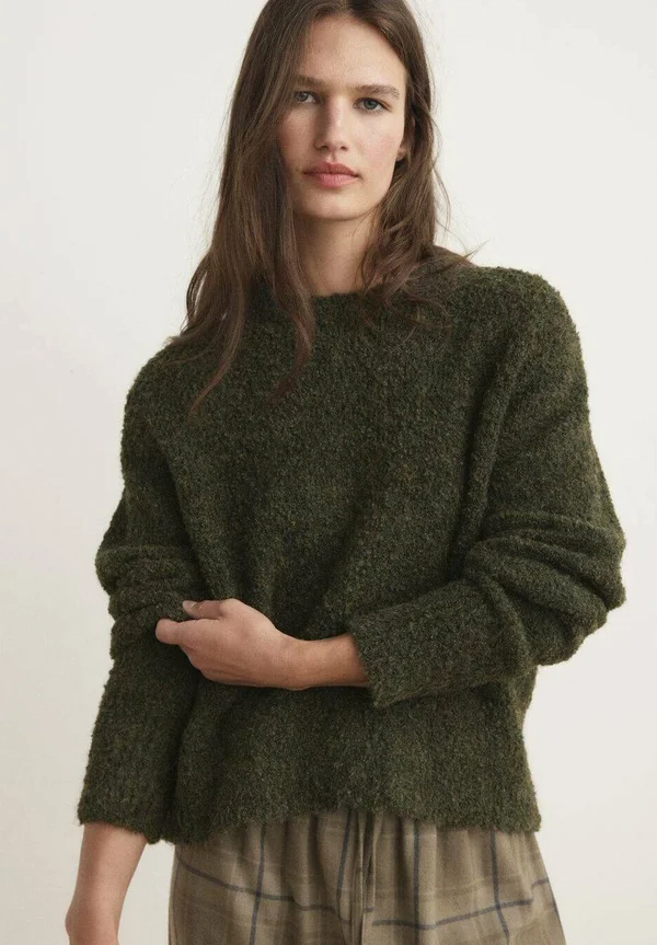 ROUND-NECK  - Strickpullover - green