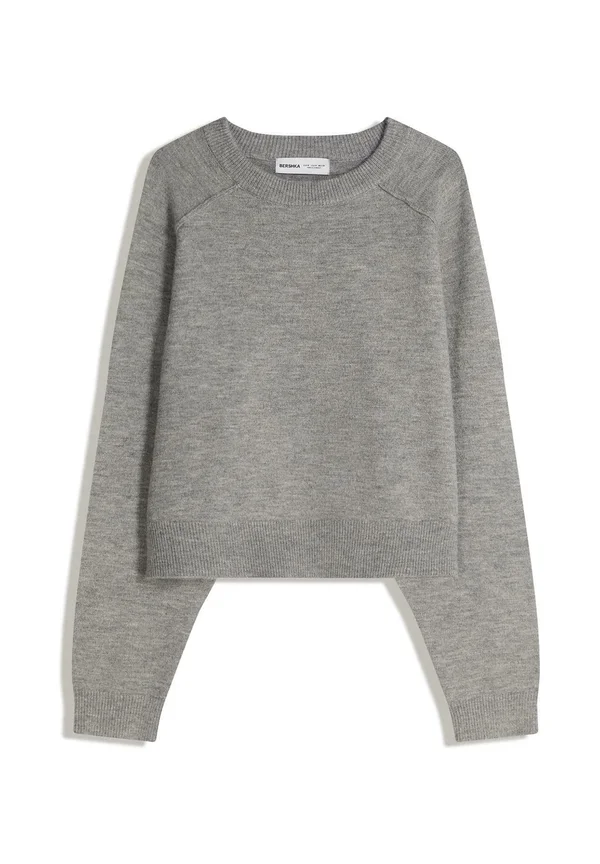ROUND NECK - Strickpullover - grey