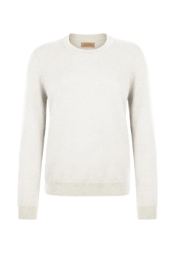 ROUND NECK - Strickpullover - White