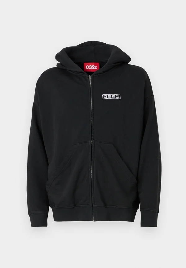 ROUTINE ZIP UNISEX - Kapuzenpullover - faded black