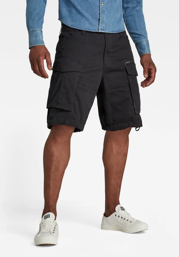 ROVIC ZIP RELAXED  - Shorts - black