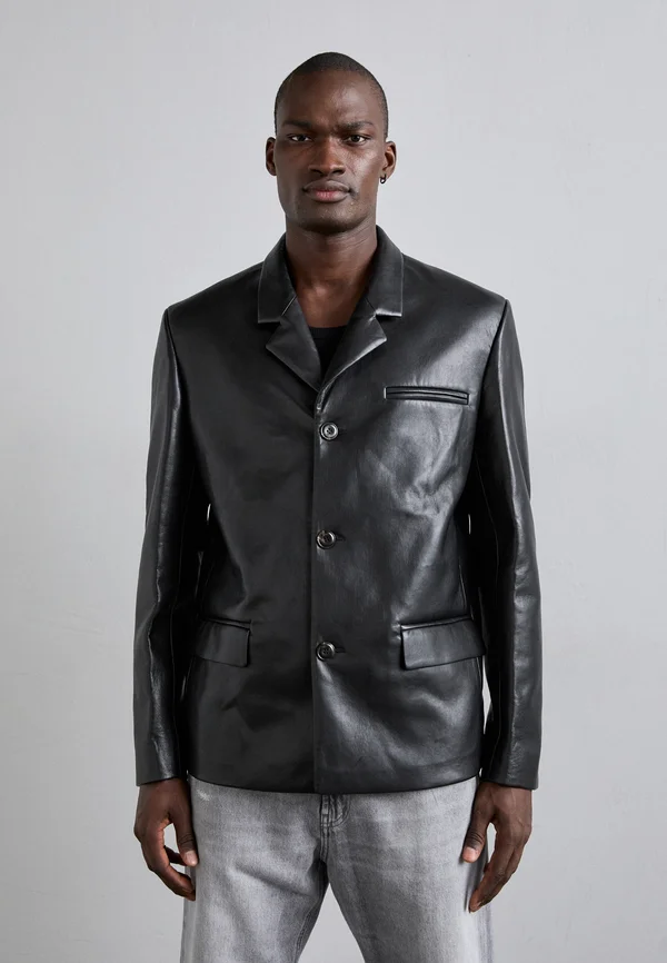 ROX - Kunstlederjacke - black