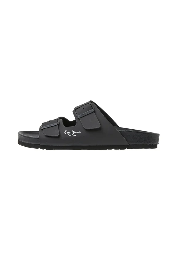 ROYAL DOUBLE - Pantolette flach - black