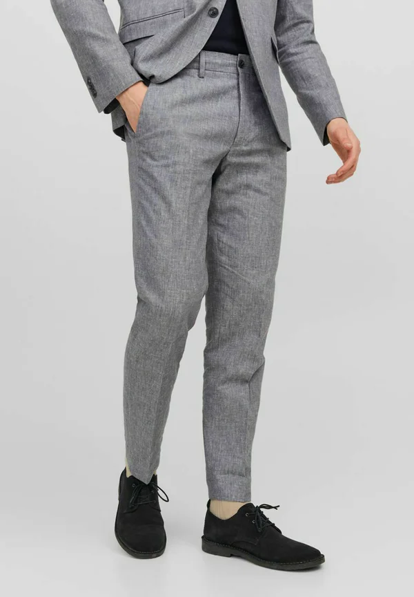 RRIVIERA - Stoffhose - light grey melange