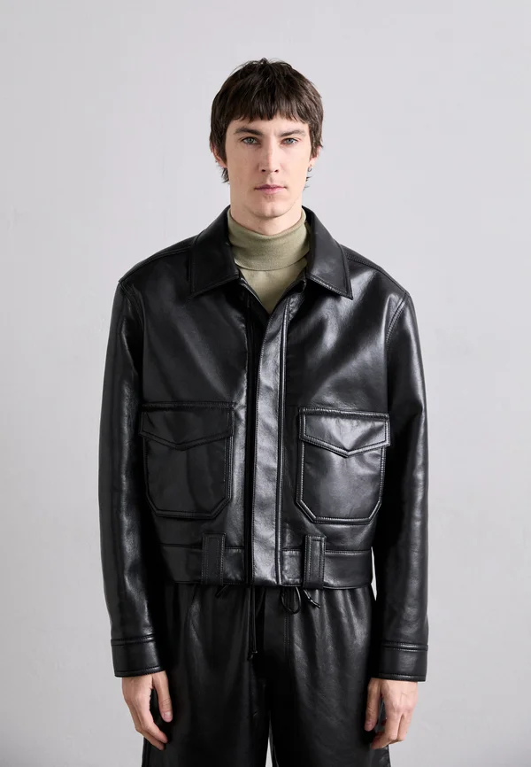 RUBEN JACKETS - Kunstlederjacke - black