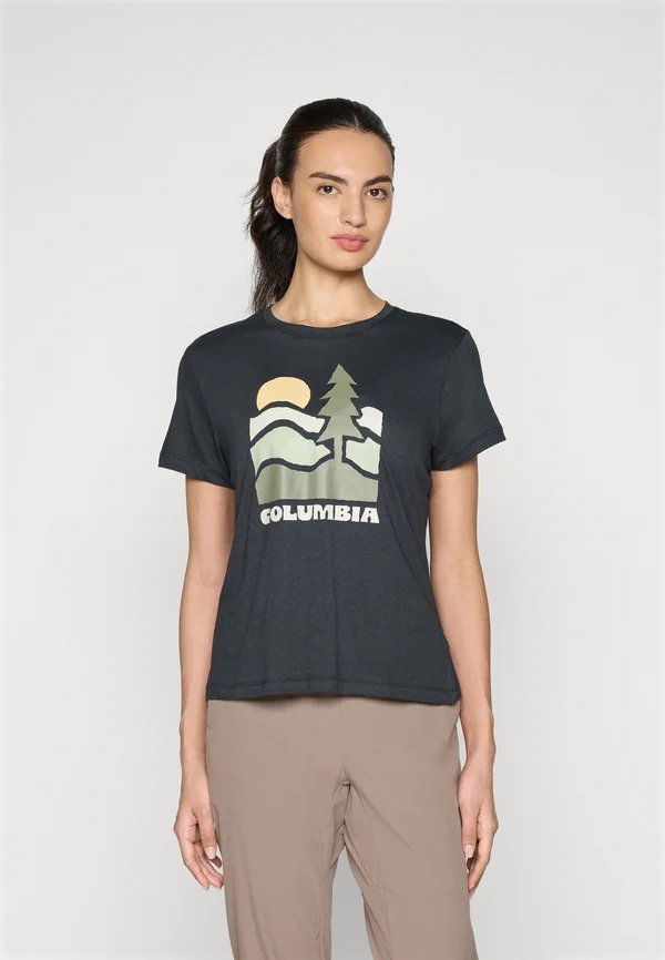 RUBY SPRINGS™ GRAPHIC FITTED - T-Shirt print - black