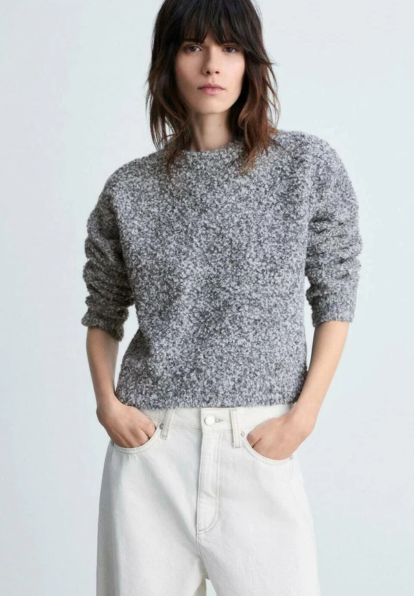 RUCULA - Strickpullover - mottled grey