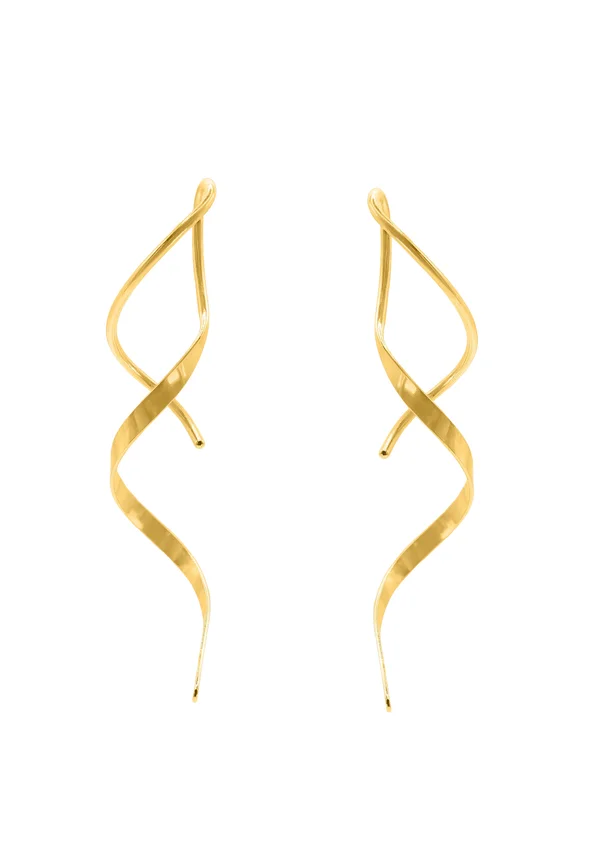 RUFUS - Ohrringe - goldfarbend