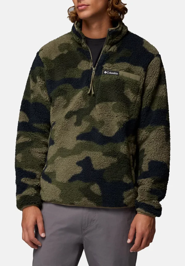 RUGGED RIDGE ½ ZIP OUTDOOR 2135471 - Fleecepullover - stone green