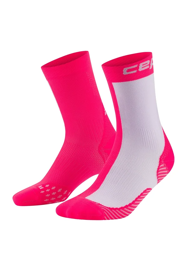 RUN COMPRESSION EDITION HALF&HALF MID CUT 5.0 - Sportsocken - pink lilac